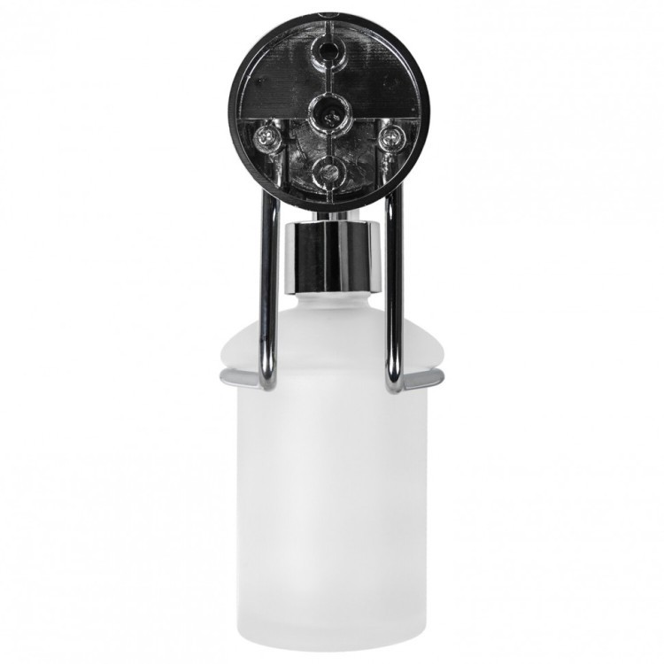 Диспенсер дозатор для жидкого мыла LAIMA нерж сталь/стекло 300 мл крепление к стене 607427 (1) (95073)