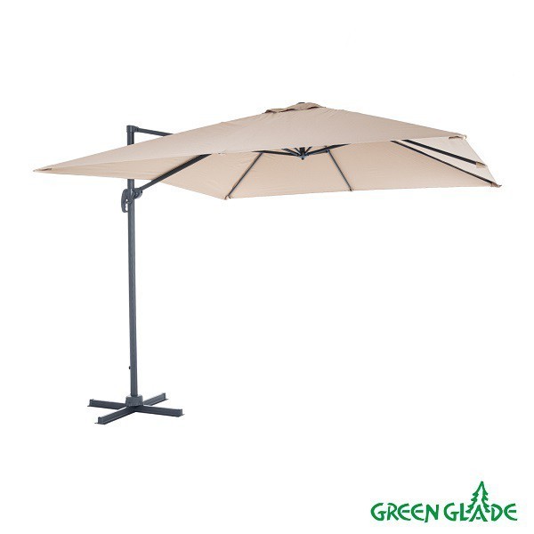 Зонт садовый Green Glade 2003 светло-коричневый (89083)
