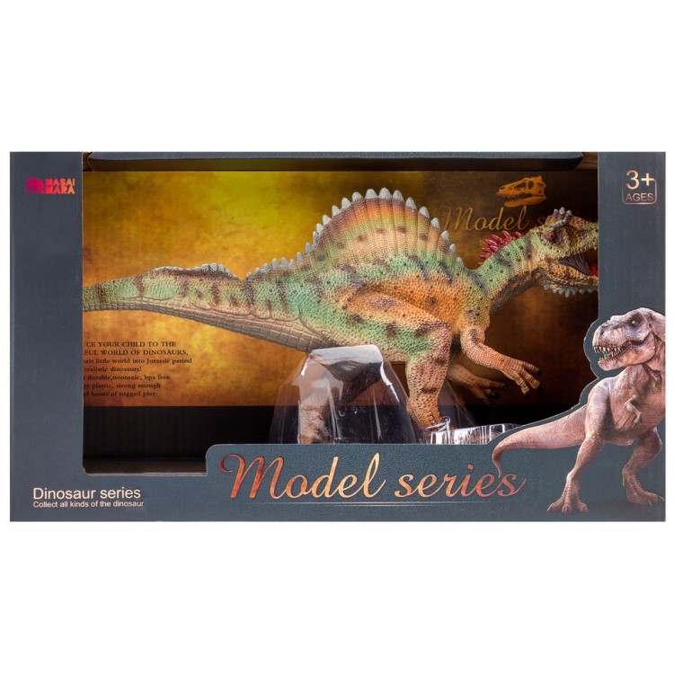 Игрушка динозавр серии "Мир динозавров" Спинозавр, фигурка длиной 33 см (MM206-006)