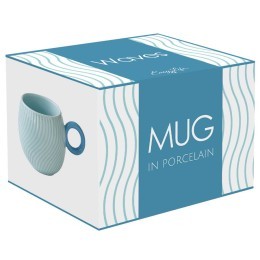 Кружка waves, 350 мл, голубая (80327)