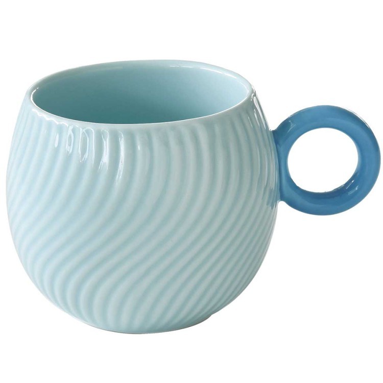 Кружка waves, 350 мл, голубая (80327)