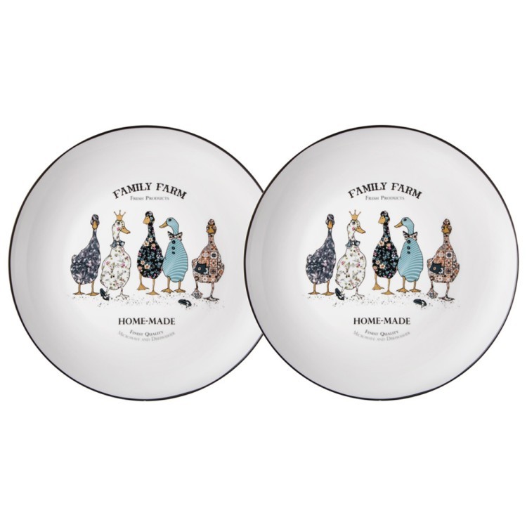 Набор тарелок обеденных 25,5 см lefard "family farm" 2 шт. Lefard (425-299)