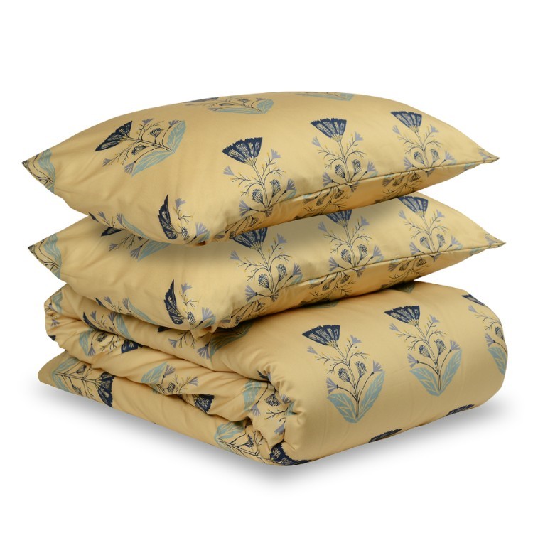 Комплект постельного белья из сатина с принтом "Летний цветок" из коллекции russian north, 200х220 см (66406)