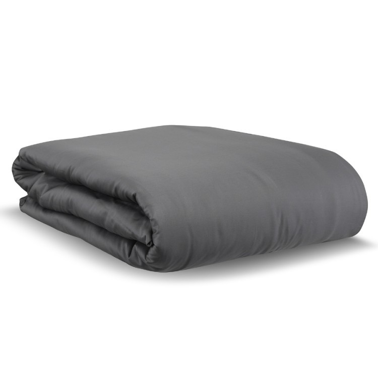 Комплект постельного белья из сатина темно-серого цвета из коллекции wild, 150х200 см (68421)