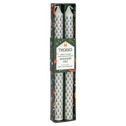 Набор из двух новогодних свечей Зимний Лес из коллекции new year essential, 25см (81002)