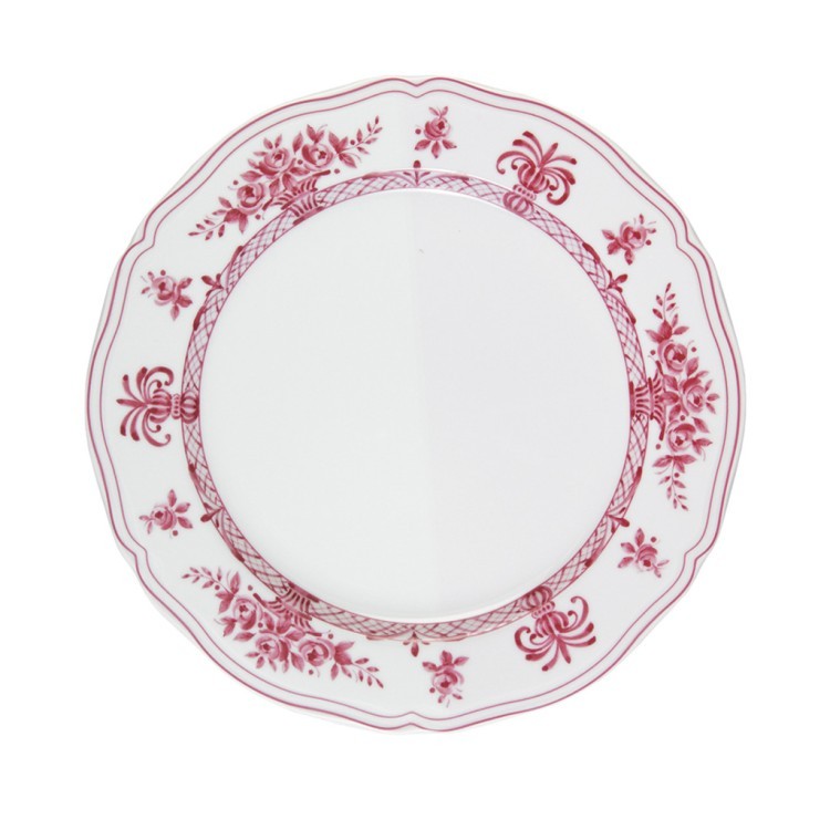 Тарелка LNAN032PO003265, 26.5, фарфор, white, pink, LE COQ