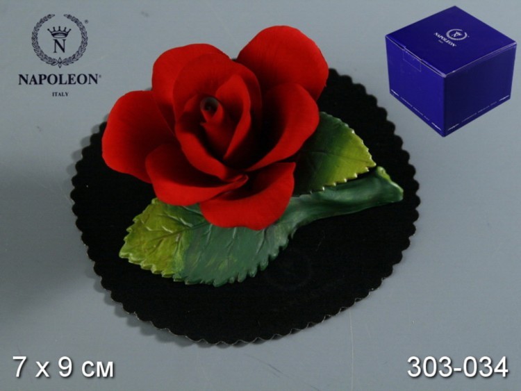 Сувенир "роза" 10*6*8 см NAPOLEON (303-034)