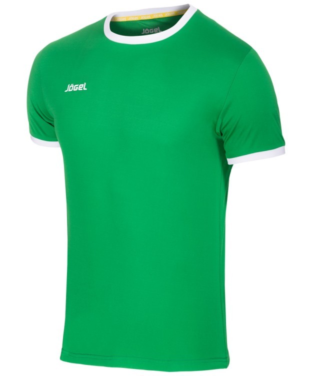Футболка футбольная JFT-1010-031, зеленый/белый, детский (436210)