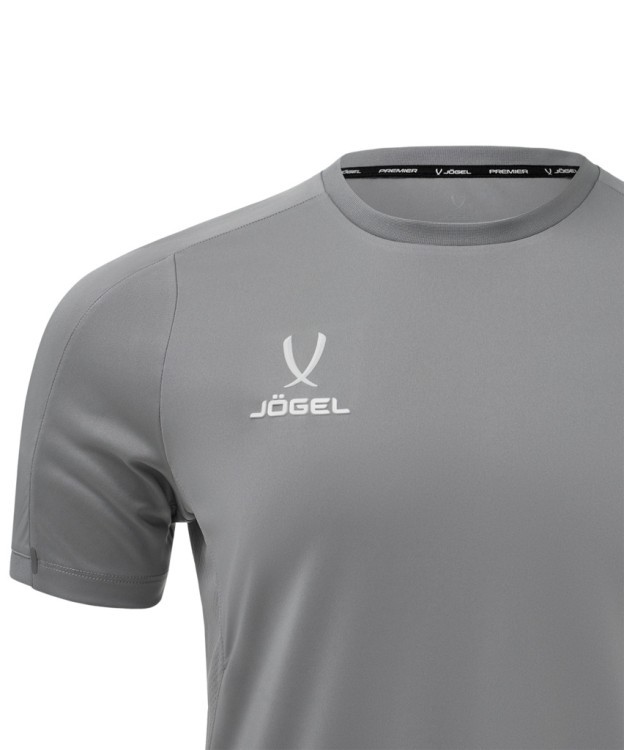 Футболка тренировочная JÖGEL PREMIER PerFormDRY Training Poly Tee, серый (2122394) Футболка тренировочная JÖGEL PREMIER PerFormDRY Training Poly Tee, серый (2122394)