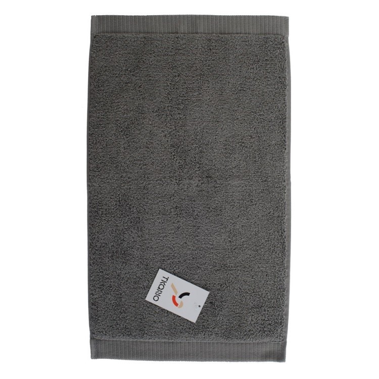 Полотенце для рук темно-серого цвета из коллекции essential, 50х90 см (63358)
