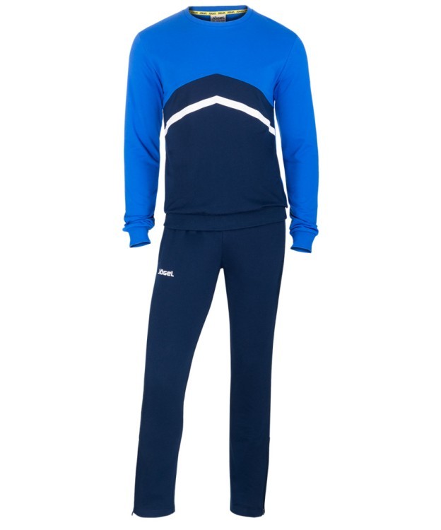 Тренировочный костюм JCS- 4201-971, хлопок, темно-синий/синий/белый (431852)