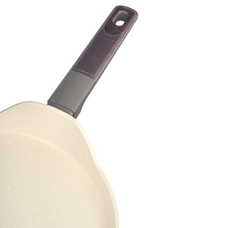 Сковорода блинная с антипригарным покрытием pfluon marble, 24*4,3 см Agness (902-107)