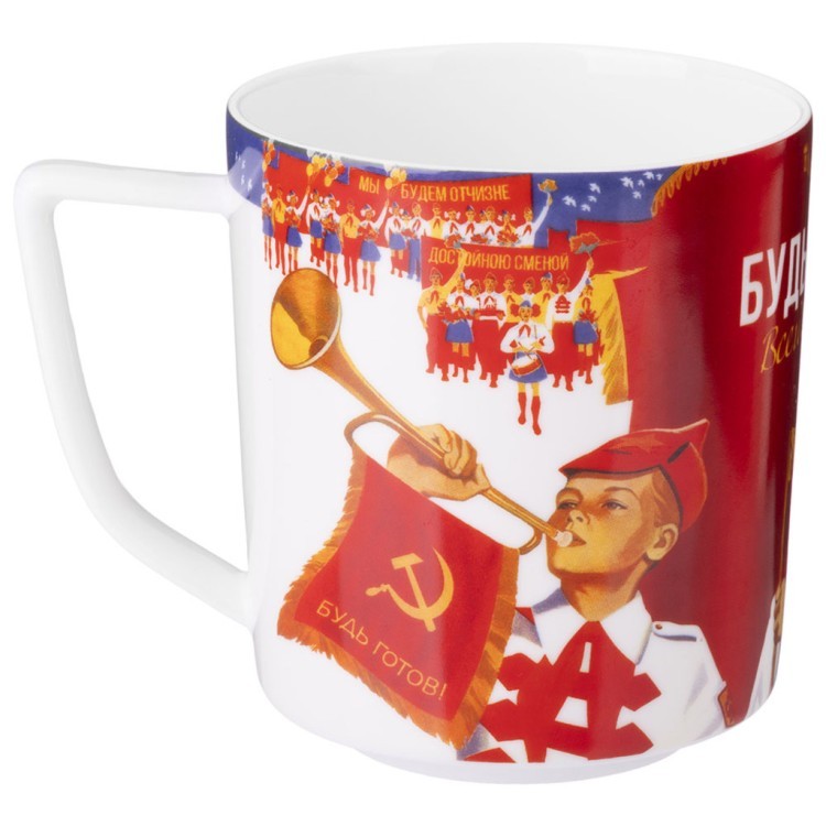 Кружка lefard "будь готов" 430 мл Lefard (85-1490-1)