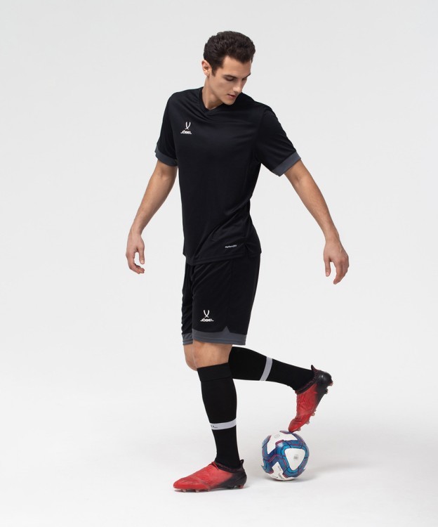 Шорты игровые JOGEL DIVISION PerFormDRY Union Shorts, черный/темно-серый/белый (2101164)