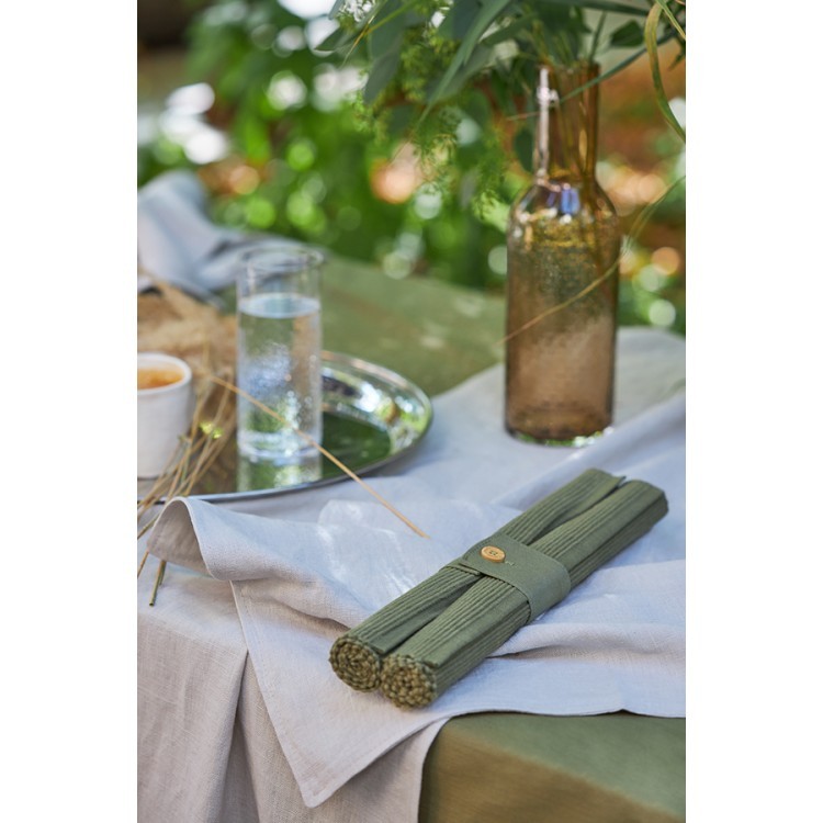 Скатерть на стол оливкового цвета из коллекции wild, 170х250 см (65692)