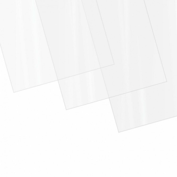 Обложки пластиковые для переплета А3 к-т 100 шт 200 мкм прозрачн. Brauberg 530936 (1) (89982)