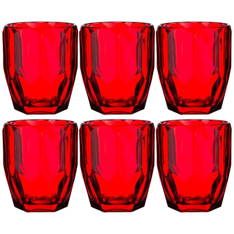 Набор стаканов "рока" 6шт. серия "muza color" 350 мл высота=10 см. Lefard (694-028)