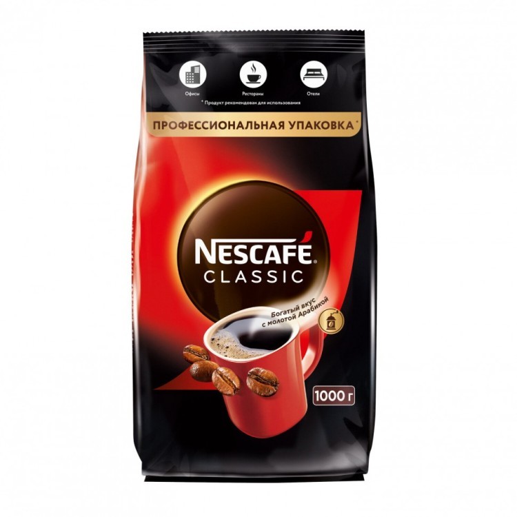 Кофе растворимый NESCAFE Classic 1 кг 12458947 621072 (1) (91207)