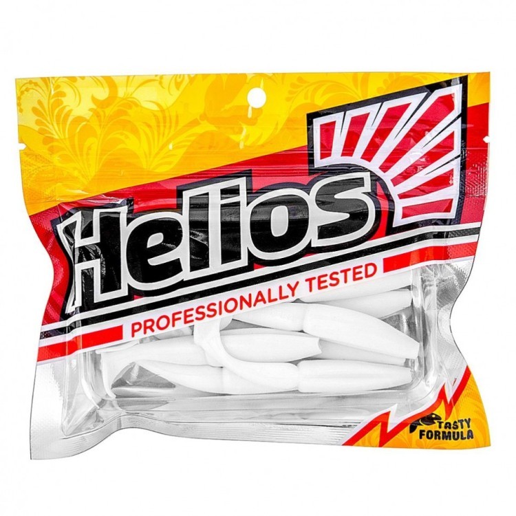 Виброхвост Helios Guru 3,0"/7,62 см, цвет Phosphorus 9 шт HS-29-041 (77622)