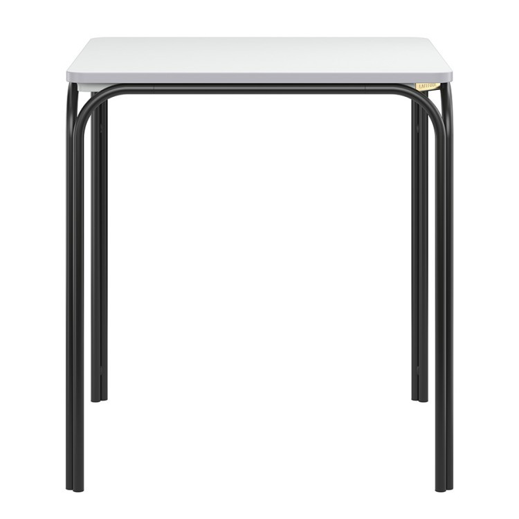 Стол обеденный ror, 70х70 см, черный/серый (75253)