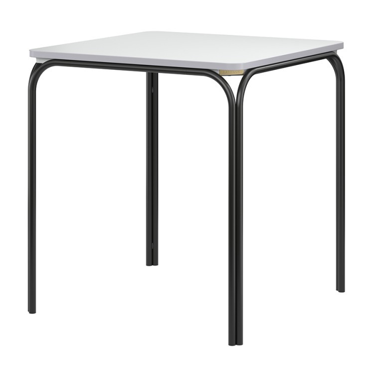 Стол обеденный ror, 70х70 см, черный/серый (75253)