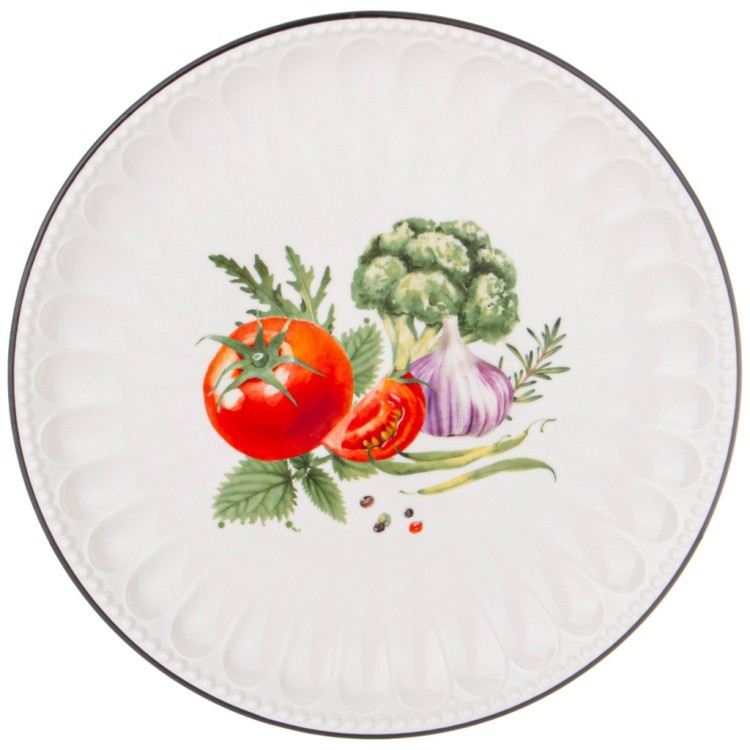 Набор тарелок обеденных lefard "kitchen passions" 2 шт. 26*2,8 см Lefard (189-482)