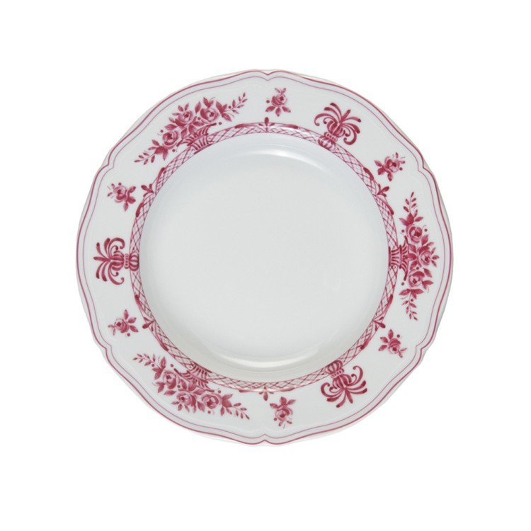 Тарелка LNAN032PO004230, фарфор, white, pink, LE COQ
