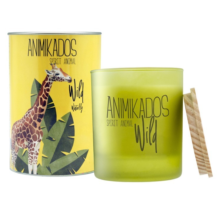 Свеча ароматическая wild giraffe, Водная лилия, 40 ч (65773)
