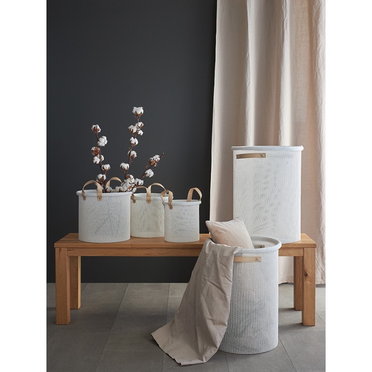 Корзина для хранения sustainable collection, D37х52 см, молочная (78510) Корзина для хранения sustainable collection, D37х52 см, молочная (78510)