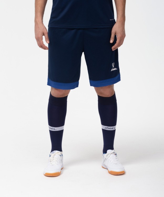 Гетры футбольные JÖGEL CAMP ADVANCED SOCKS, темно-синий/белый (2076991)
