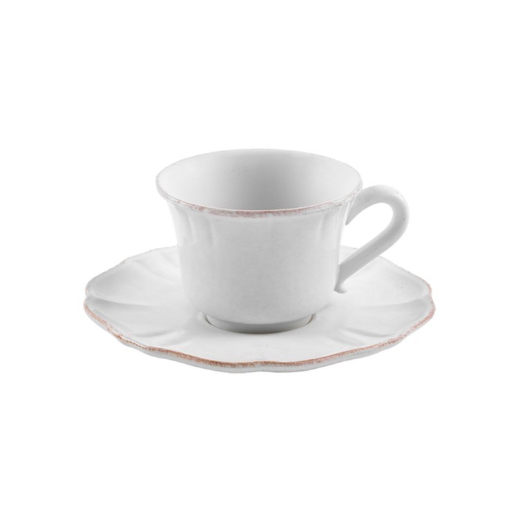 Чайная пара IM506-WHI(SCS01-00804A), керамика, white, CASAFINA BY COSTA NOVA Чайная пара IM506-WHI(SCS01-00804A), керамика, white, CASAFINA BY COSTA NOVA