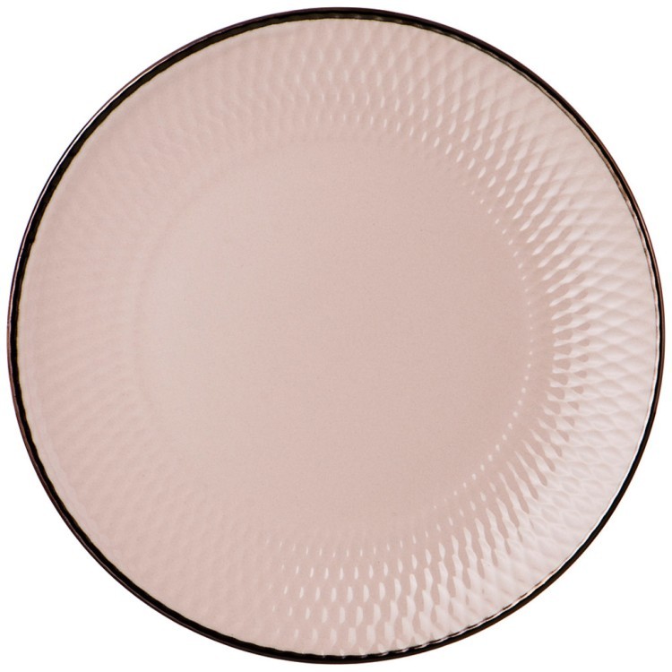 Тарелка десертная 20 см коллекция "графика" цвет:розовый отлив без упаковки Lefard (191-109)