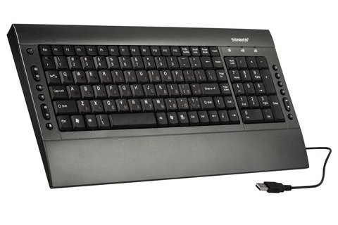 Клавиатура проводная мультимедийная USB Sonnen KB-M530 (511278) (67052)