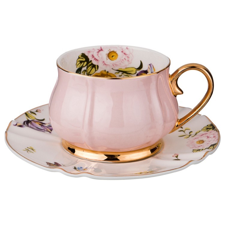 Чайная пара lefard "времена года" 200 мл розовая Lefard (275-1081)