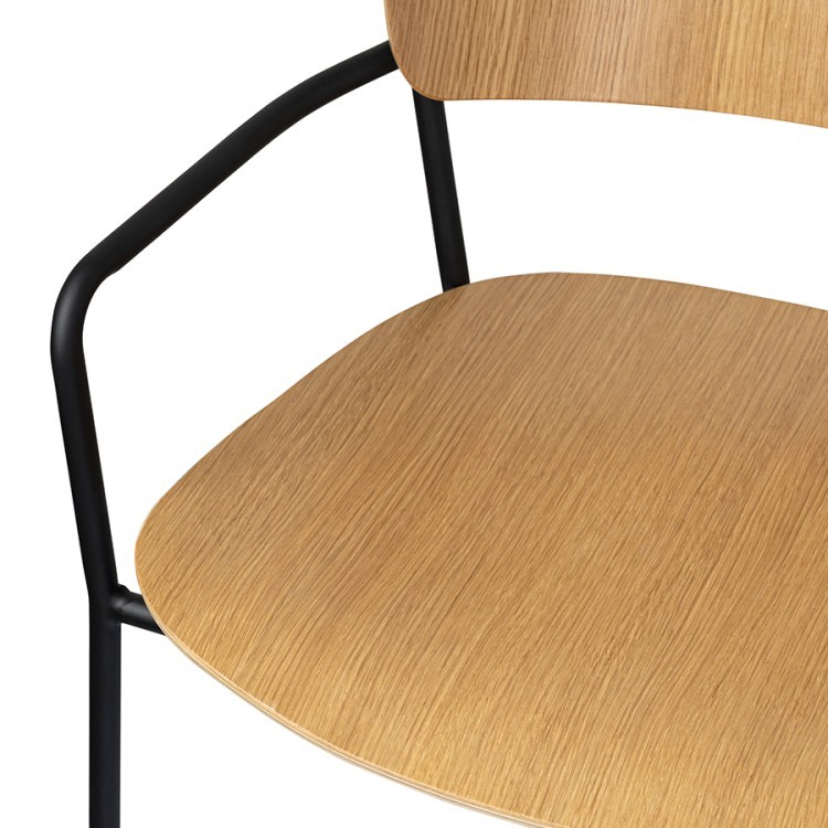 Стул с подлокотниками torfrid, светлый орех (79923)