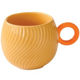 Кружка waves, 350 мл, оранжевая (80329)
