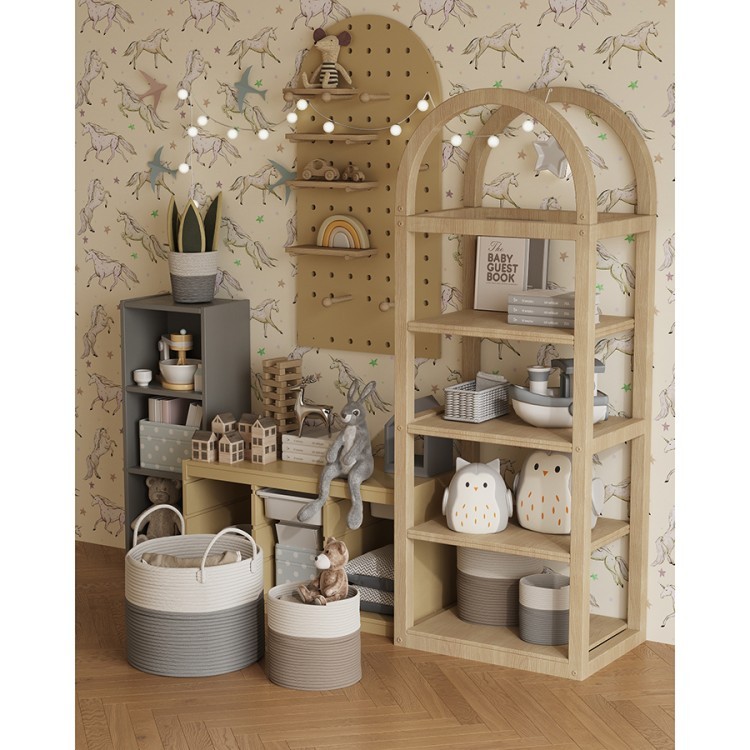 Кашпо gerd, D28х27 см кремовое/светло-серое (74829)