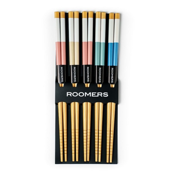 Палочки для еды набор 5 пар A26-T75, бамбук, Multicolor, ROOMERS TABLEWARE