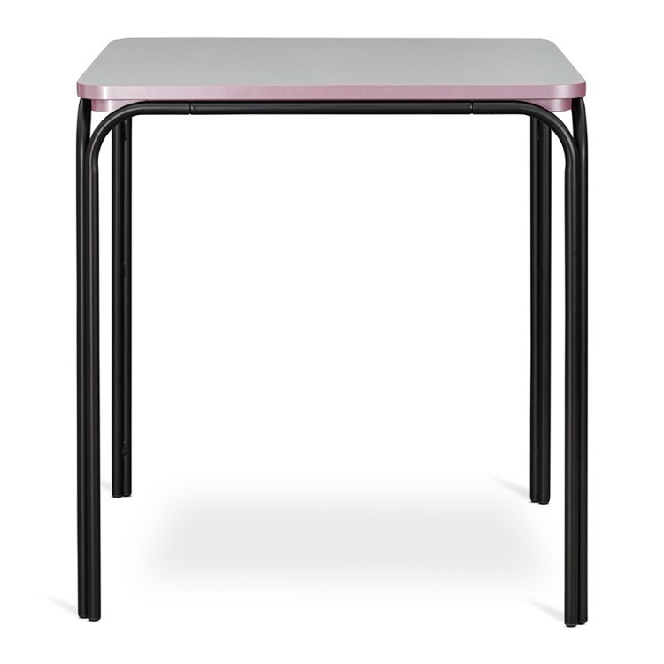 Стол обеденный ror, 70х70 см, черный/серый/розовый (75254)