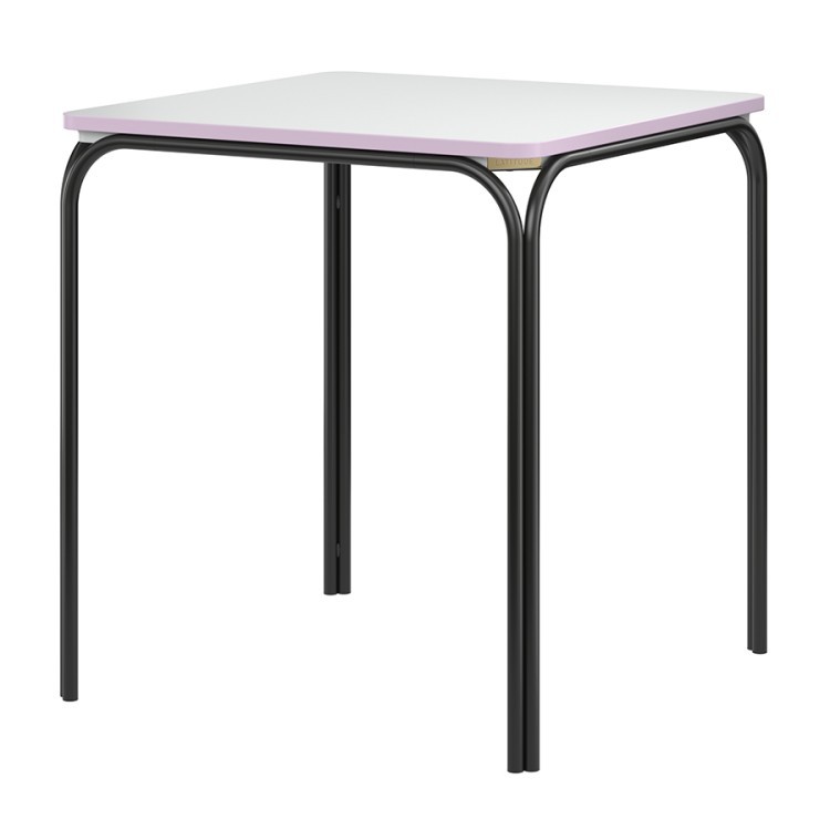 Стол обеденный ror, 70х70 см, черный/серый/розовый (75254)