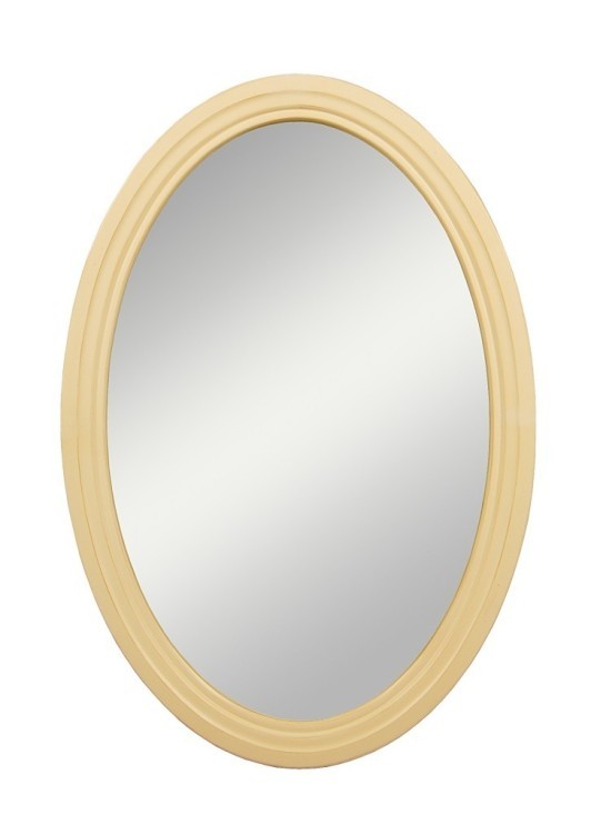Бежевое овальное зеркало Leontina арт ST9333 ST9333-ET