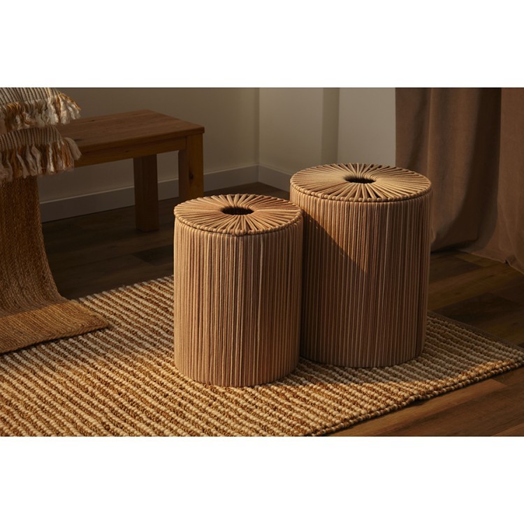 Корзина плетеная dholak beige из коллекции ethnic, размер l (77210) Корзина плетеная dholak beige из коллекции ethnic, размер l (77210)