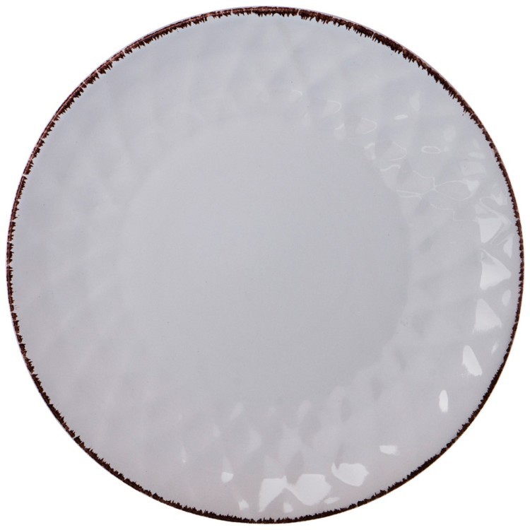 Тарелка десертная 20 см коллекция "мираж" цвет:белое облако Lefard (191-106)