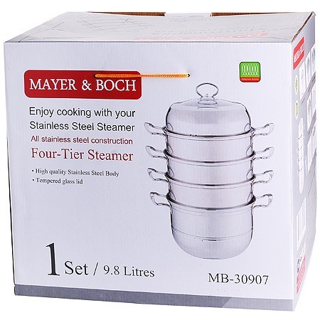 Мантоварка 5-ярусная 9,8л 30см нерж/ст Mayer&Boch (30907) Мантоварка 5-ярусная 9,8л 30см нерж/ст Mayer&Boch (30907)