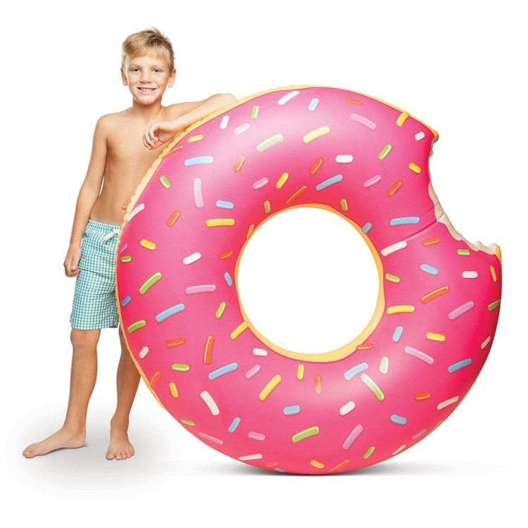Круг надувной strawberry donut (56976)