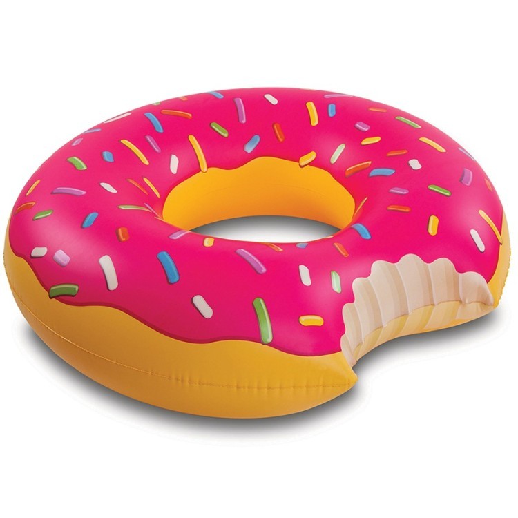 Круг надувной strawberry donut (56976)
