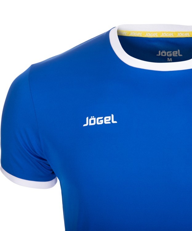 Футболка футбольная JFT-1010-071, синий/белый, детский (436229)