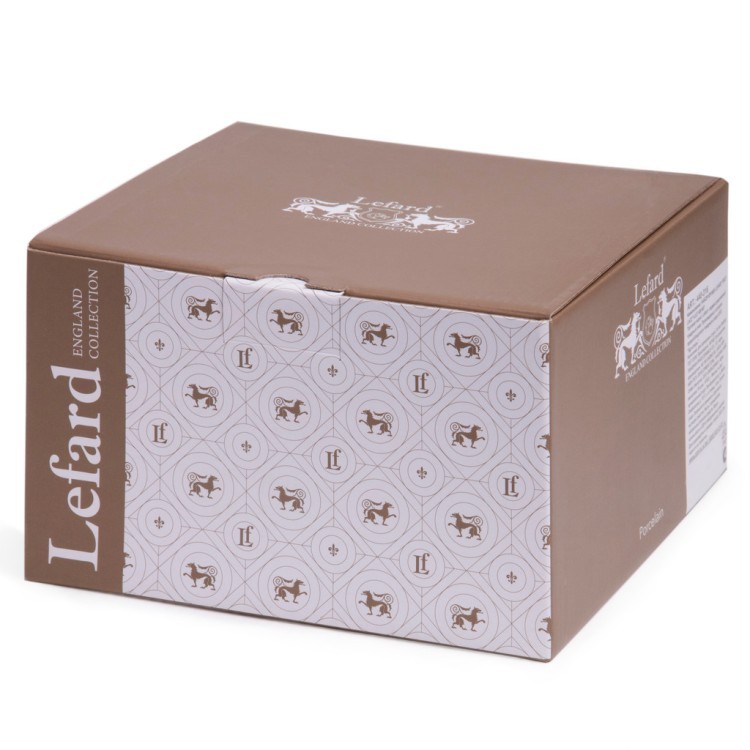 Набор кружек lefard "grey lace" 4 шт. 400 мл Lefard (440-316)