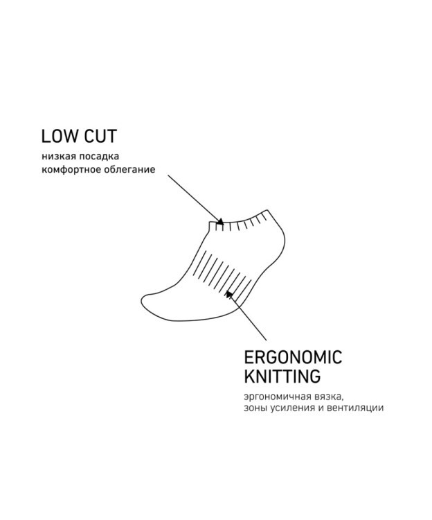 Носки низкие JOGEL ESSENTIAL Short Casual Socks, белый, 2 пары (2119106)