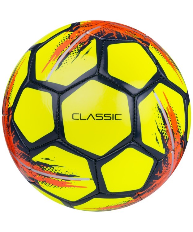 Мяч футбольный Classic №5 желтый/черный/красный (806924)